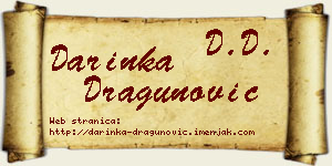 Darinka Dragunović vizit kartica